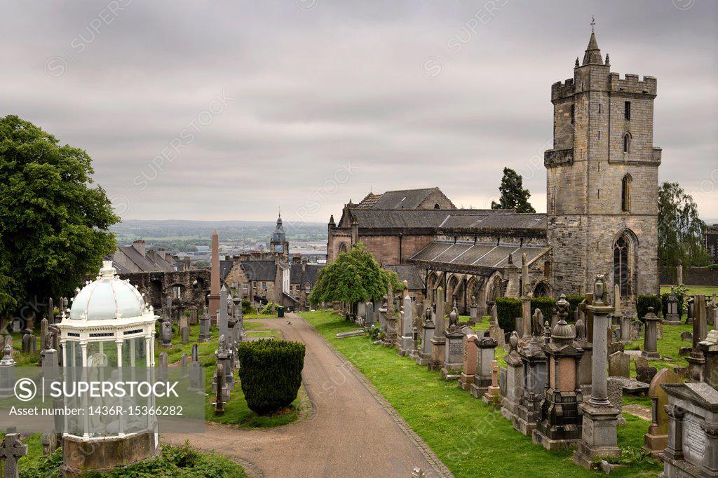 Church Of The Holy Rude With Bell Tower And Royal Cemetery With