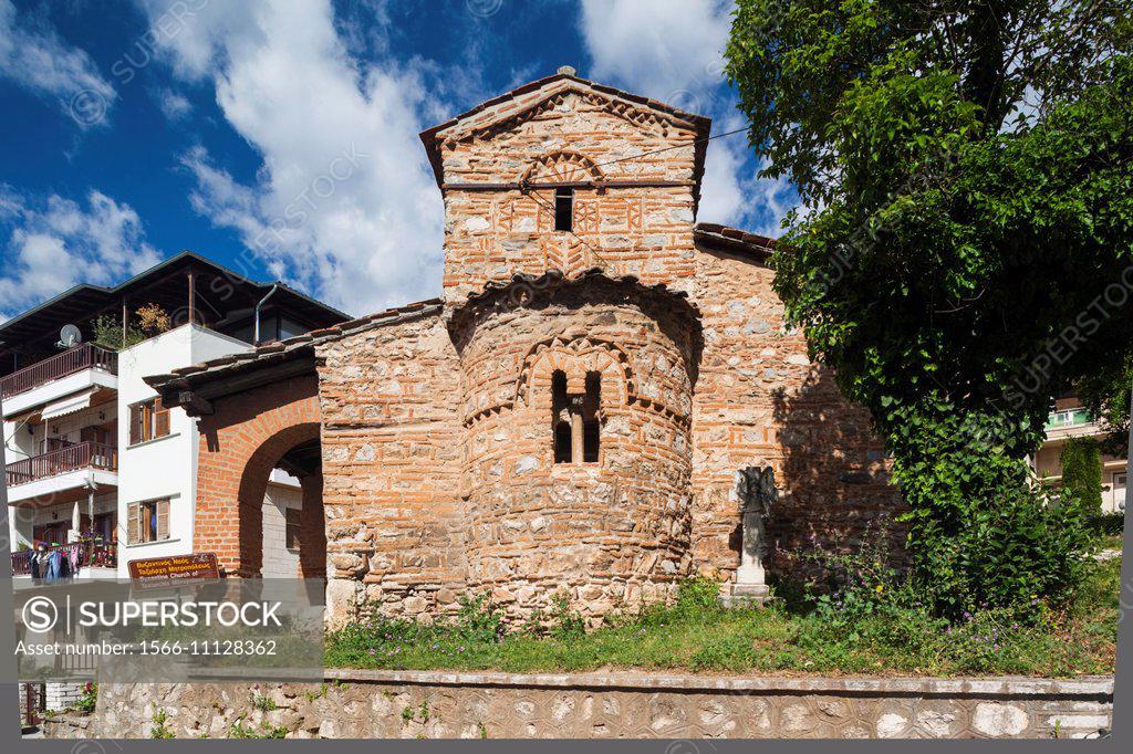 Greece West Macedonia Region Kastoria Taxiarches Mitropoleos Church