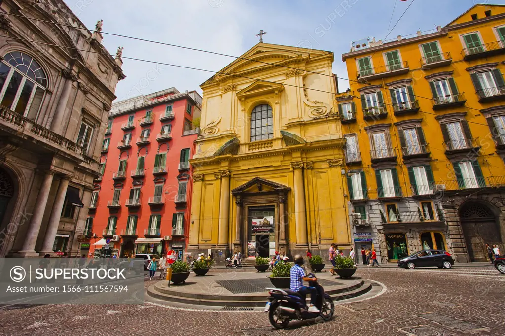 Basilica Dello Spirito Santo Church At Left Palazzo Doria Dangri