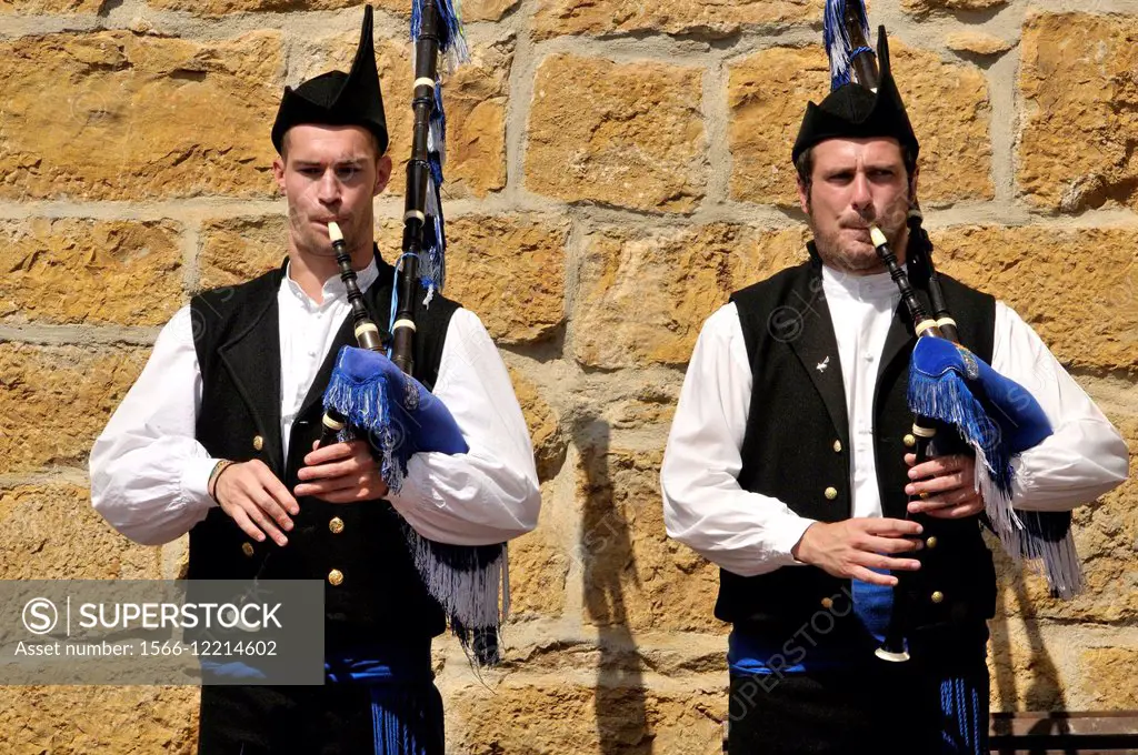 Pipers Cangas de Onís Principality of Asturias Spain SuperStock