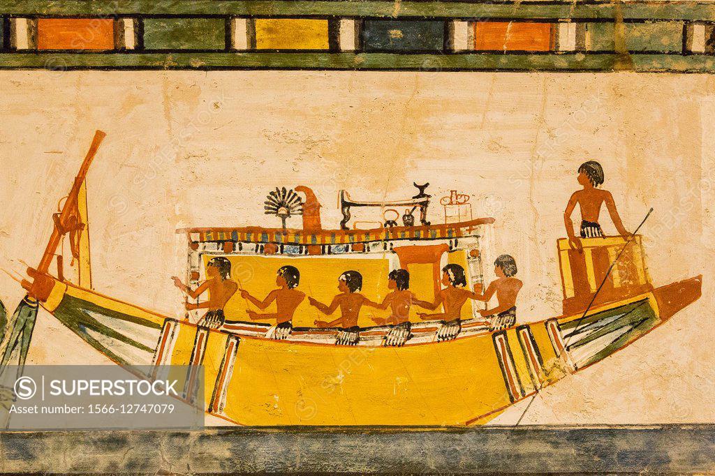 Unesco World Heritage Thebes In Egypt Valley Of The Nobles Tomb Of