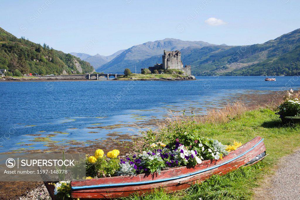 UK United Kingdom Europe Scotland Highlands Eilean Donan Castle