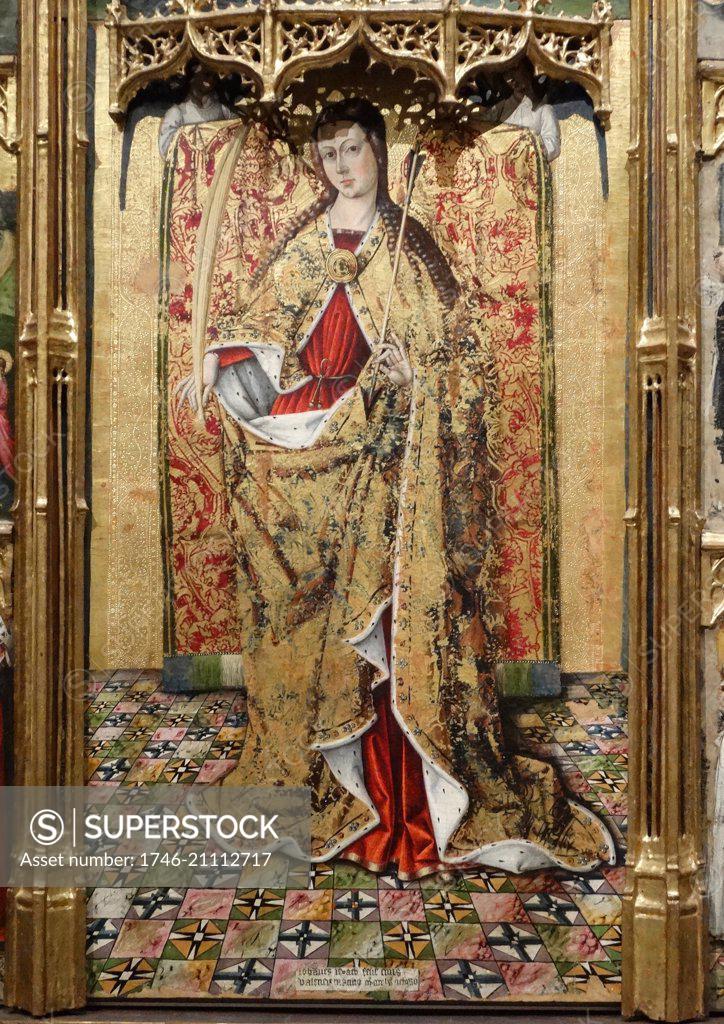 Altarpiece Of Saint Ursula And The Eleven Thousand Virgins By Joan