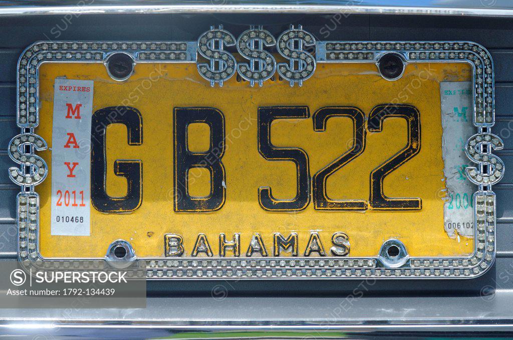 Bahamas Grand Bahama Island Freeport Port Lucaya Automobile License