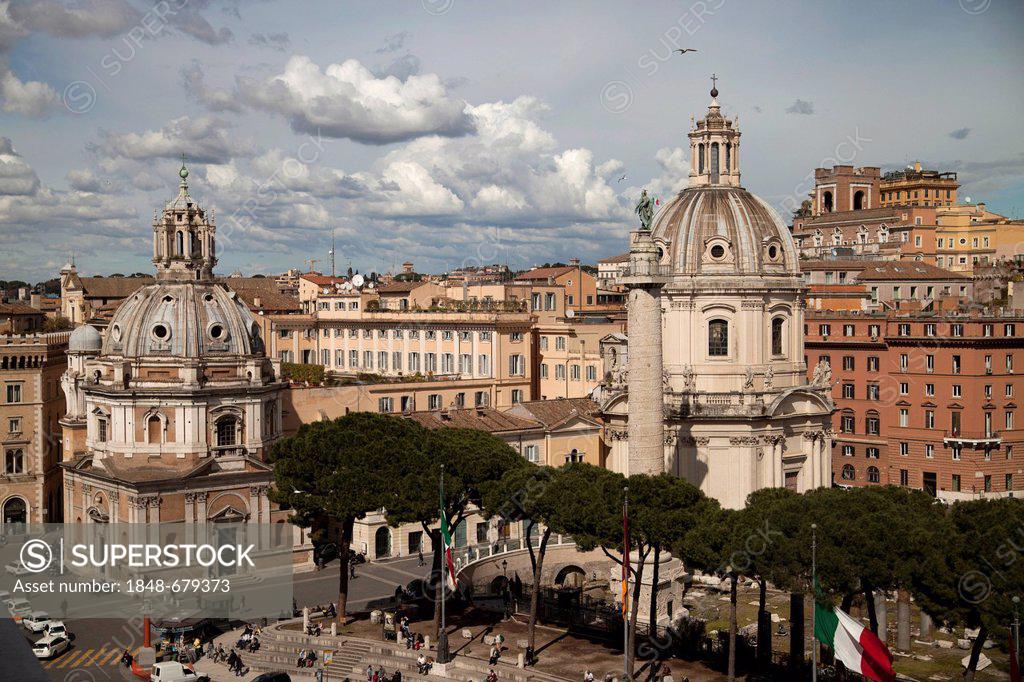 The Twin Churches Of Santa Maria Di Loreto And Santissimo Nome Di Maria