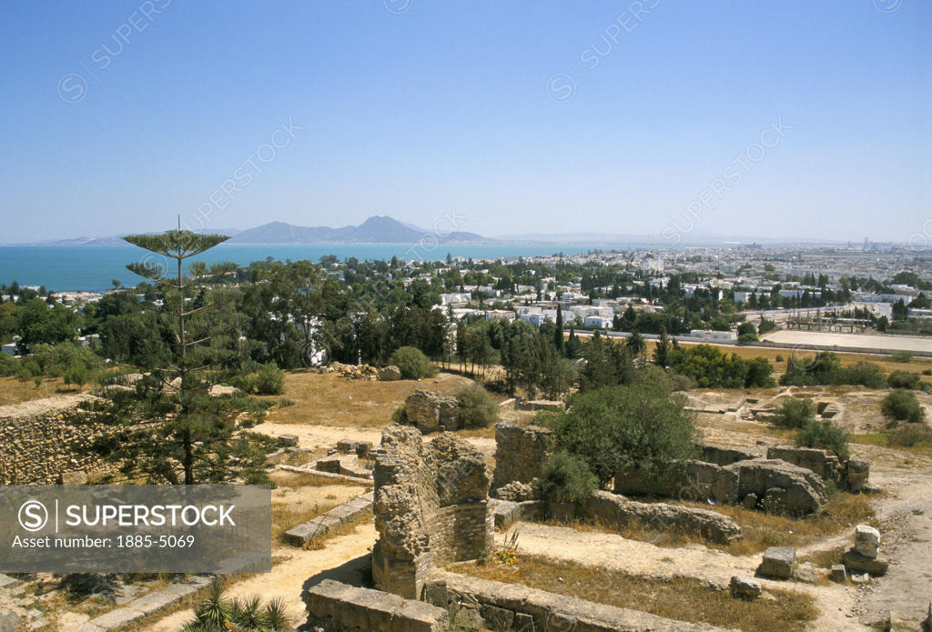 Tunisia Carthage Punic Quarter Bay Of Carthage SuperStock