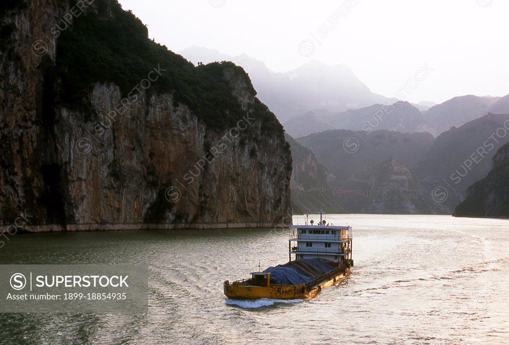 The Three Gorges Or Yangtze Gorges Span From The Westernupriver Cities