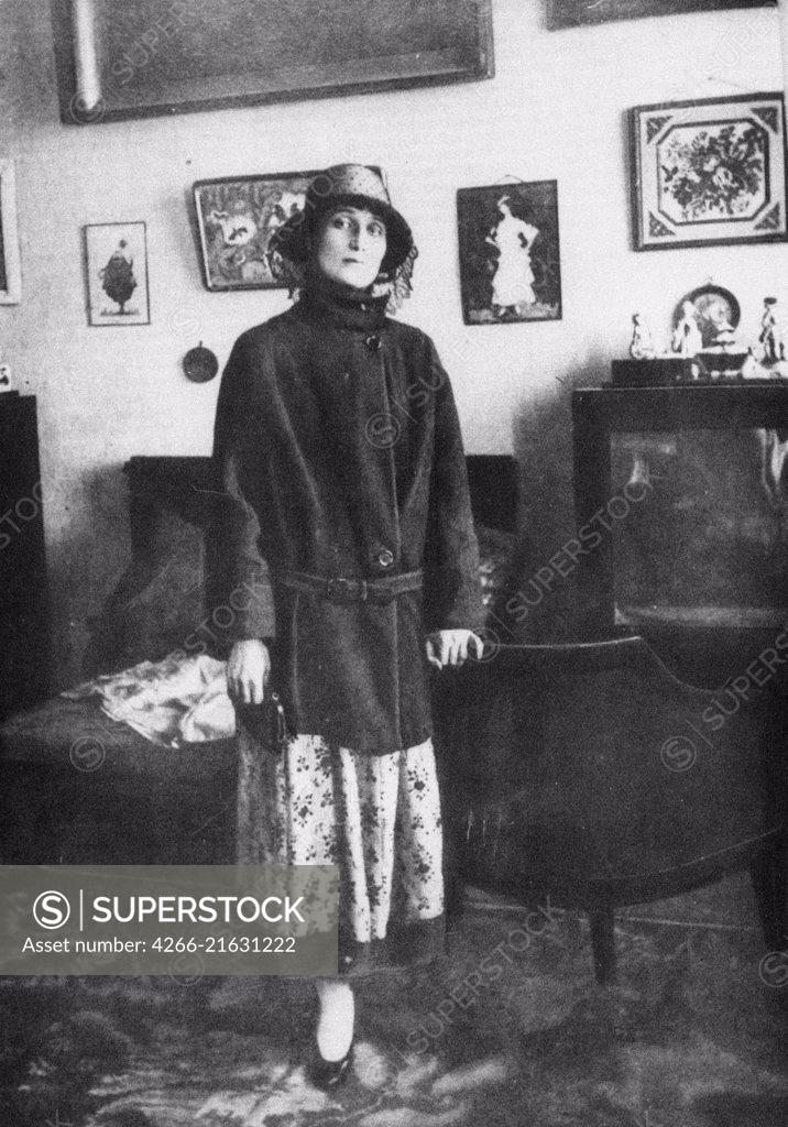 Poetess Anna Akhmatova Anonymous Superstock