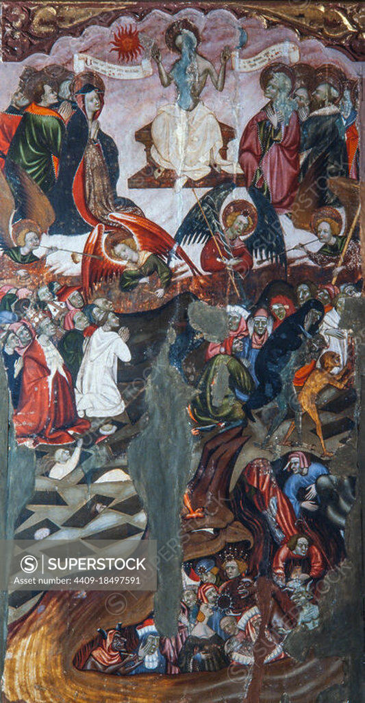 Ramon de Mur El infierno detalle del Retablo de Guimerá 1412