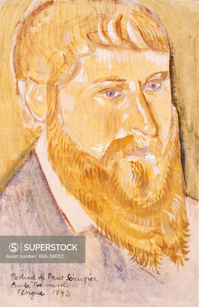 Portrait Of Paul Serusier Portrait De Paul Serusier Emile Bernard