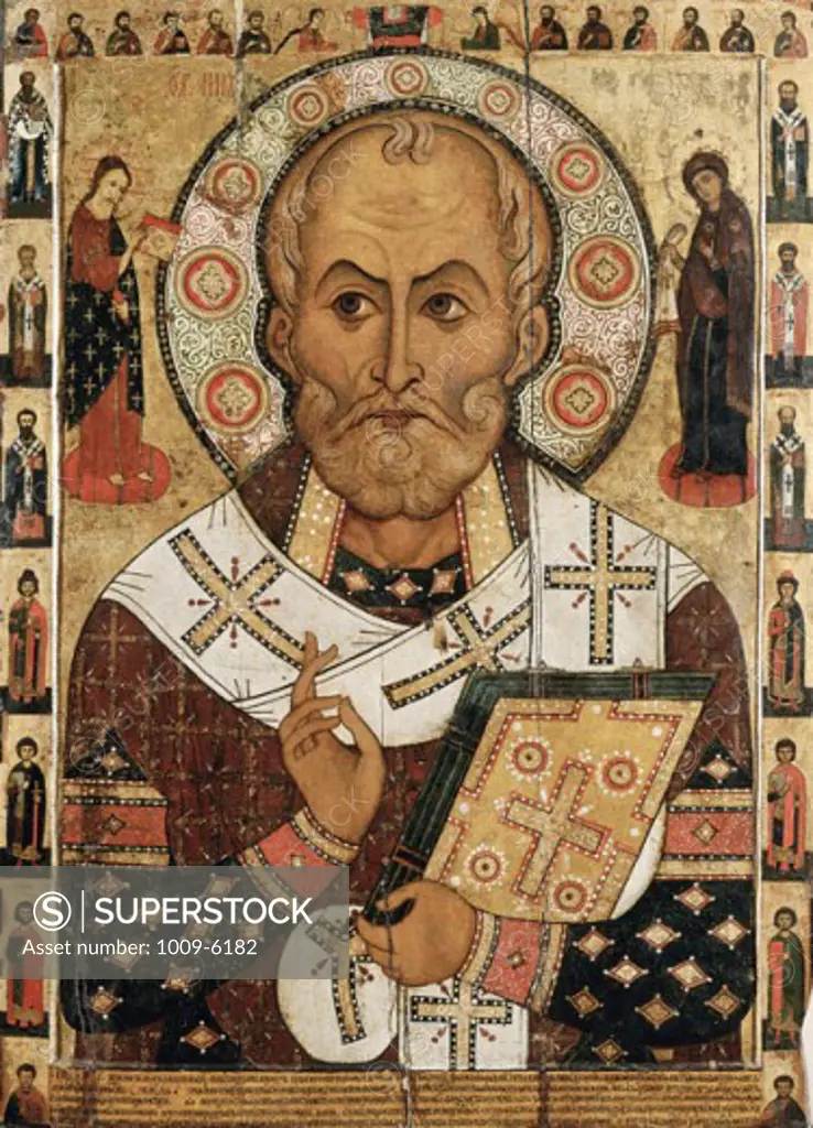 St. Nicholas Novgorod, Russia 1294 Alexa Petrov (13th C.) Icon