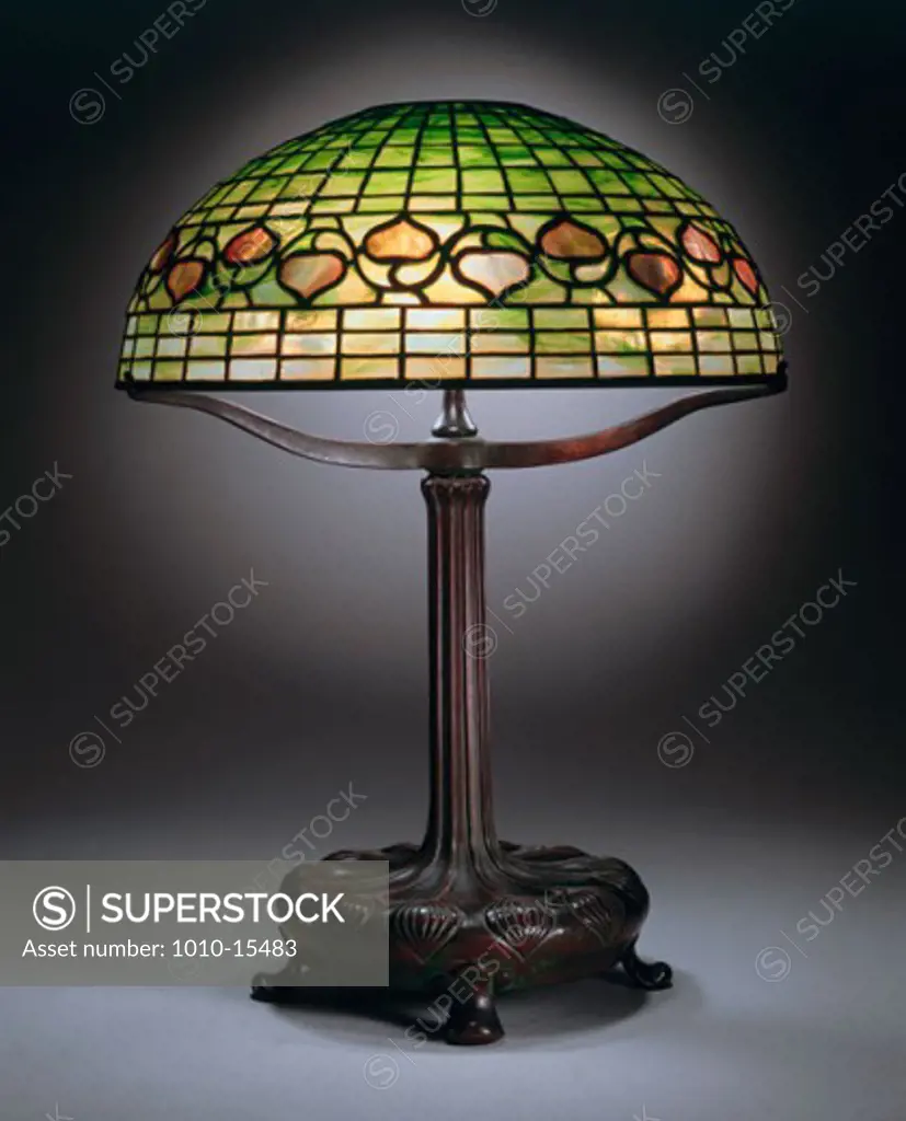 Tiffany "Acorn" Lamp Antiques-Decorative Arts 