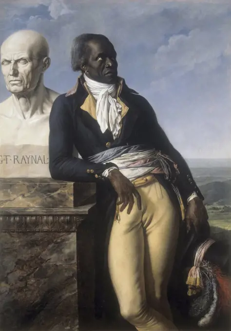 Jean-Baptiste Belley, Deputy of Saint-Domingue 1747-1748 Anne-Louis Girodet de Roucy-Trioson (1767-1824/French) Oil on Canvas Chateau de Versailles, Versailles, France