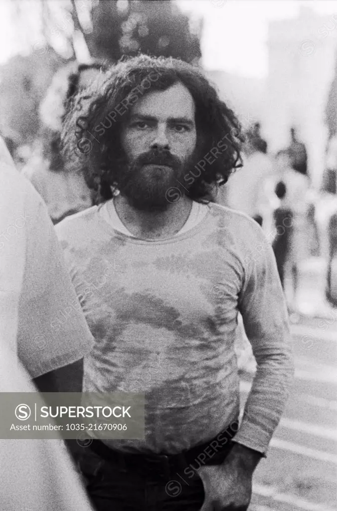 Berkeley, California:  1969 Activist, Yippie founder, and Chigao Seven defendent Jerry Rubin.