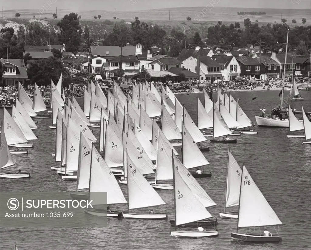 Newport Harbor  California  USA  1946  