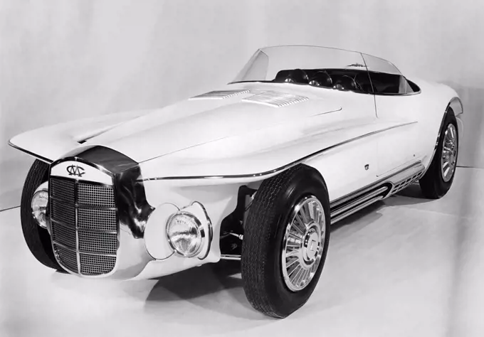 United States:   c. 1960 An unsual looking concept car.