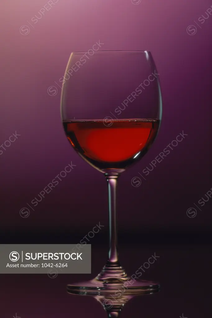 Close-up of a glass of red wine