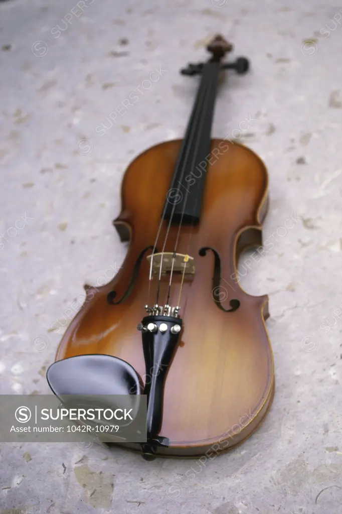 Violin on the floor