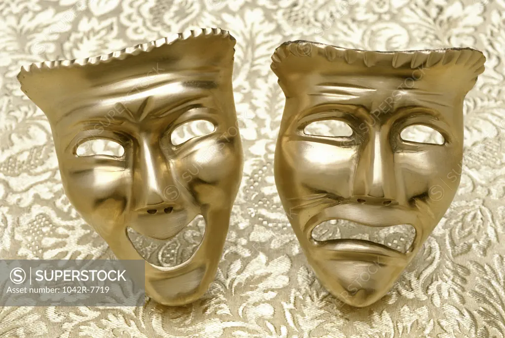 Comedy and tragedy theater masks