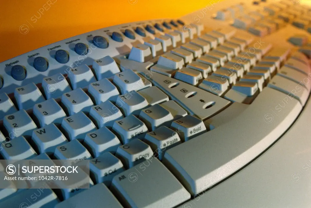 Close-up of a computer keyboard