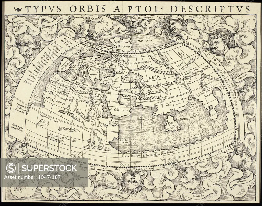 World Map 1545