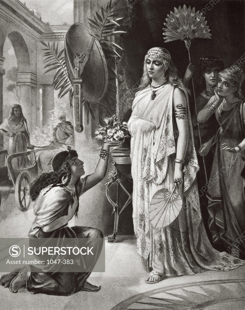 Cleopatra VII (69-30 BCE) Queen of Egypt - SuperStock