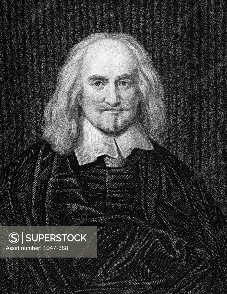 Thomas Hobbes (1588-1679)  English Philosopher  Stock Montage, Inc. 