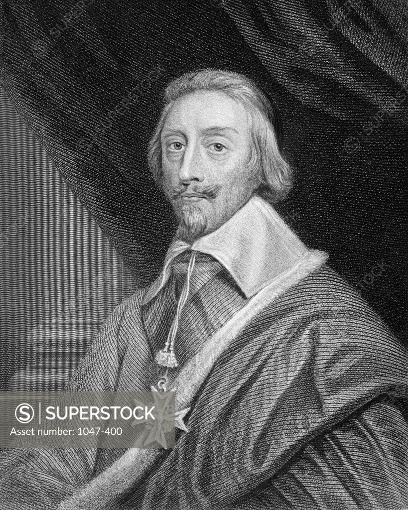 Cardinal Richelieu (1585-1642)  French Statesman  Stock Montage, Inc. 