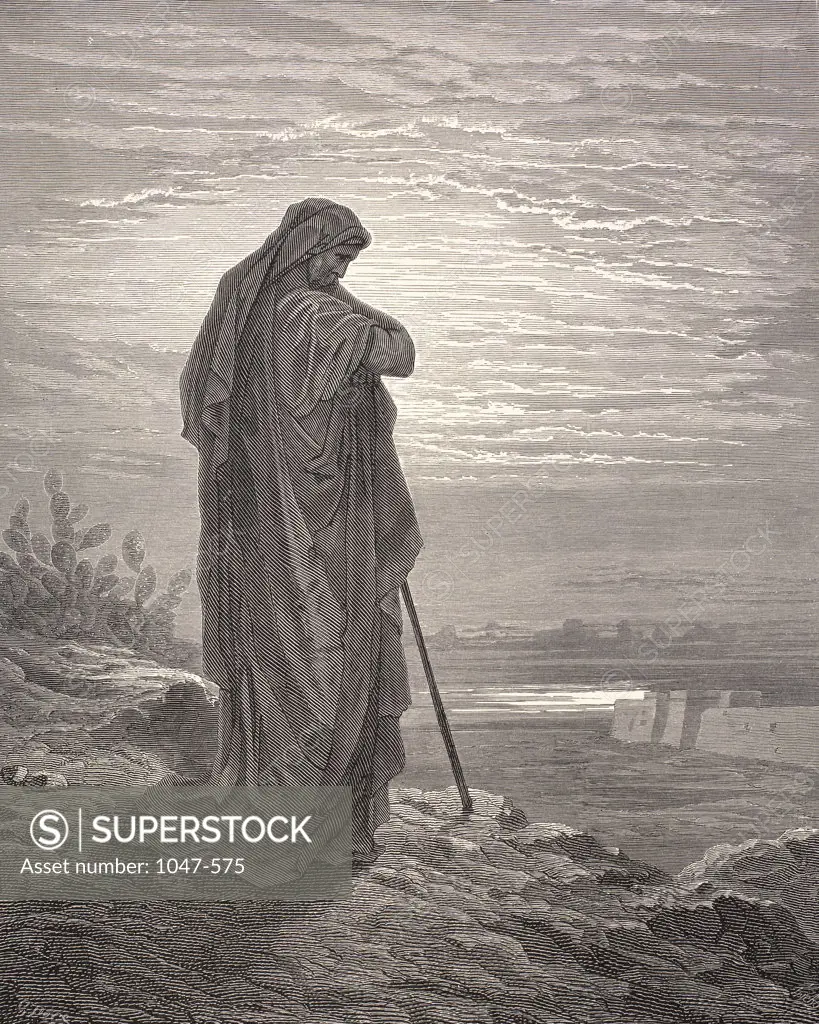 Amos 8th C. Hebrew Prophet Gustave Dore (1832-1883 French) 