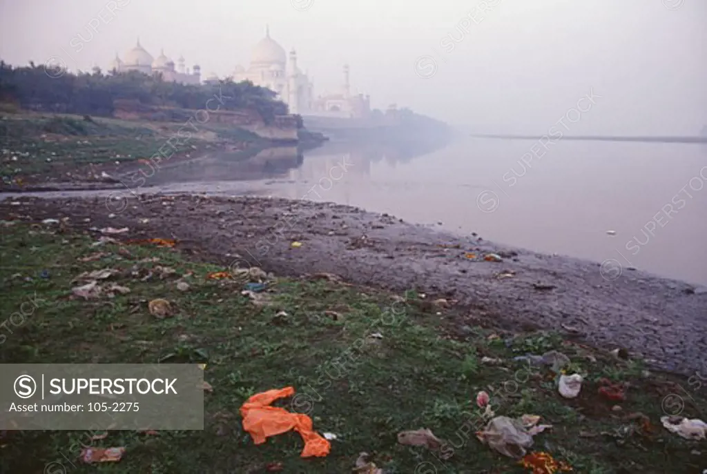 Taj Mahal Yamuna River Agra India