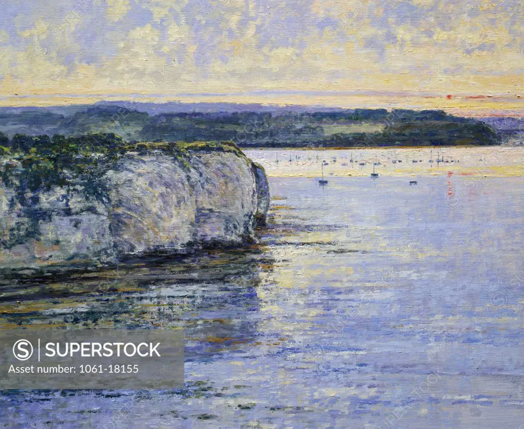 UK,  Dorset,  Studland Bay by Charles Neal,  oil on canvas,  detail,  b.1951 British,  Private Colection