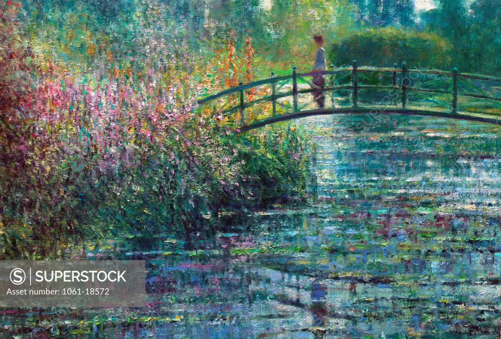 The Japanese Bridge, Highnam, detail, Charles Neal