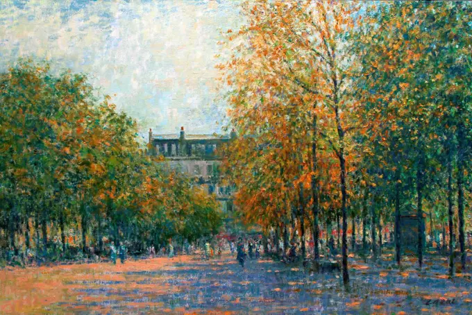 Jardin de Luxembourg, Paris by Charles Neal, 2012