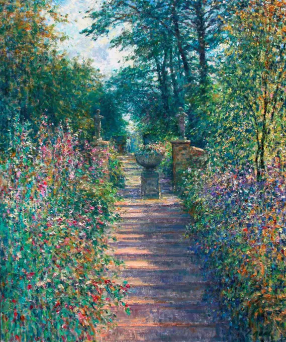 The Italianate Garden, Tapeley Park by Charles Neal, 2012