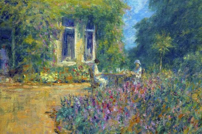 Impressionist garden Composition