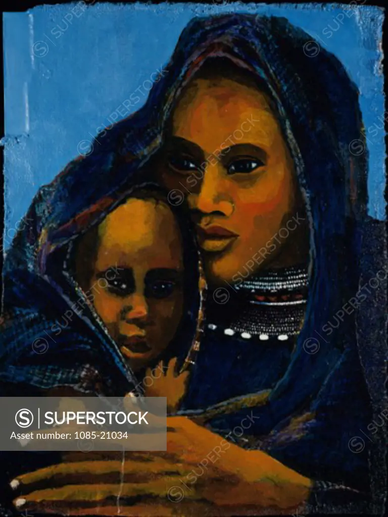 Black Madonna IV (Arab) 1998 Elizabeth Barakah Hodges (21st C. American) 