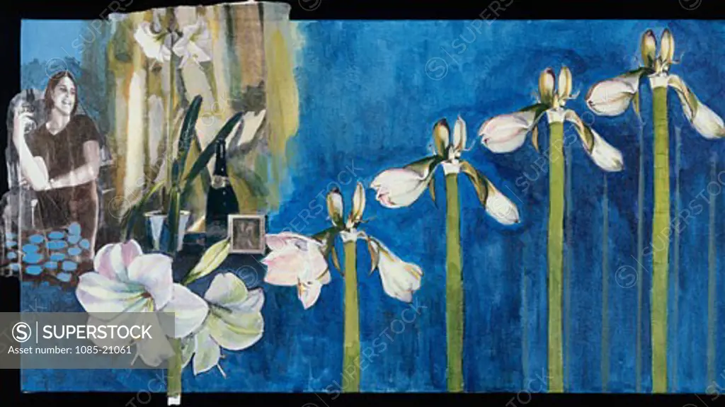 Lightstruck!: Amaryllis 2000 2000 Elizabeth Barakah Hodges (21st C. American) Mixed Media