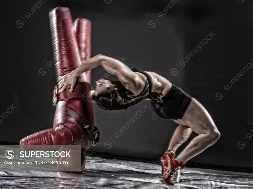 Portrait of Olympic athlete Adeline Gray, a five times wrestling World Champ & Olympian. Bodies in Action 