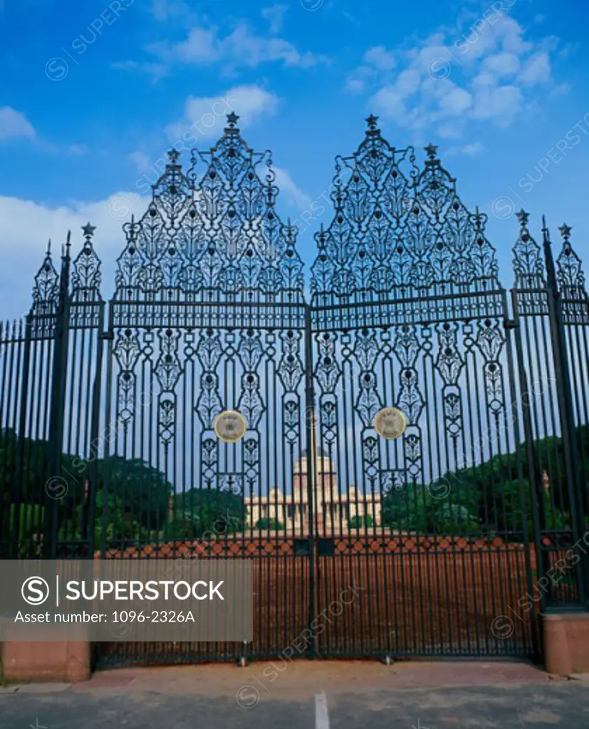 Gate of the Presidential Palace, New Delhi, India