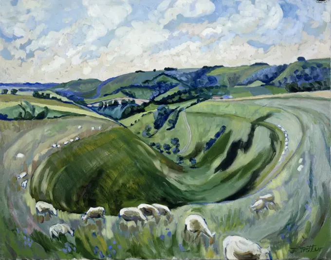 Wiltshire Coombe Josephine Trotter (b.1940/British)