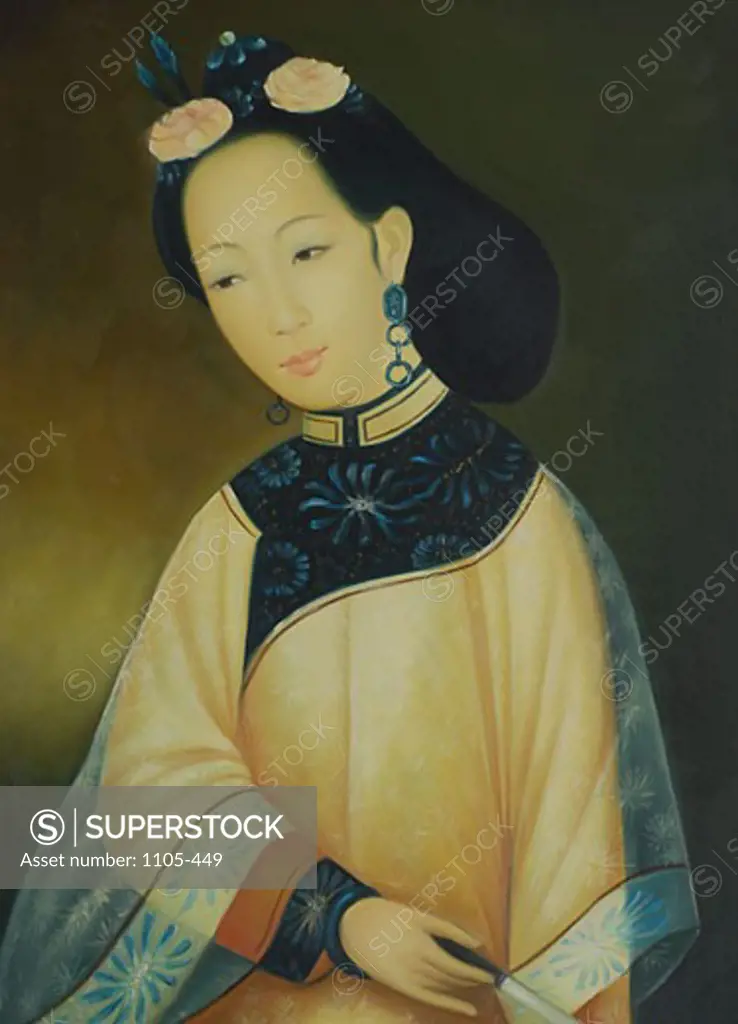 Copy of a painting of a Vietnamese Princess Artist Unknown - SuperStock