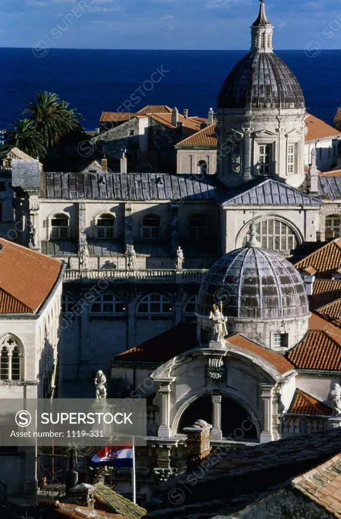 Ancient buildings in Dubrovnik, Croatia