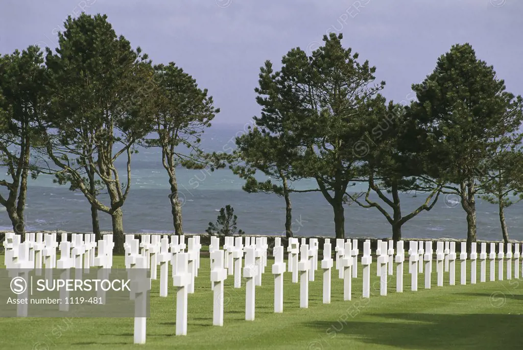 Normandy American Cemetery Coleville-sur-Mer France  