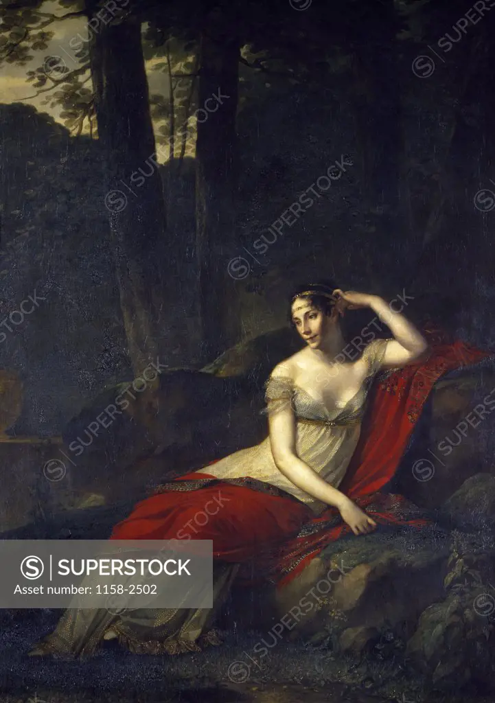 The Empress Josephine by Pierre-Paul Prud' Hon,  oil on canvas,  1805,  (1758-1823),  Paris,  Musee du Louvre