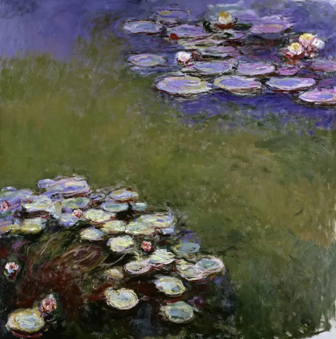 Water Lilies (Nympheas) Claude Monet (1840-1926/French)  Musee Marmottan, Paris 