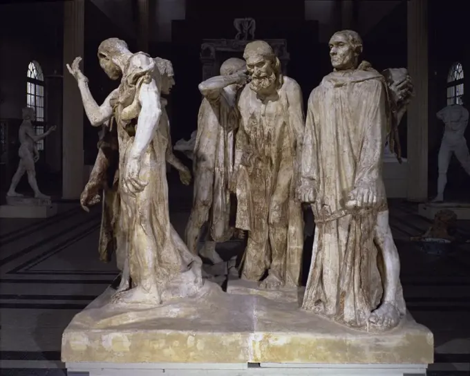 The Burghers of Calais (Les Bourgeois de Calais) Auguste Rodin (1840-1917/French)  Muse Rodin, Paris 