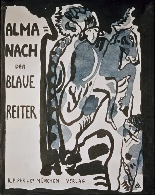 Almanach der Blaue Reiter by Vasily Kandinsky, 1866-1944, Germany, Munich, Lenbachaus