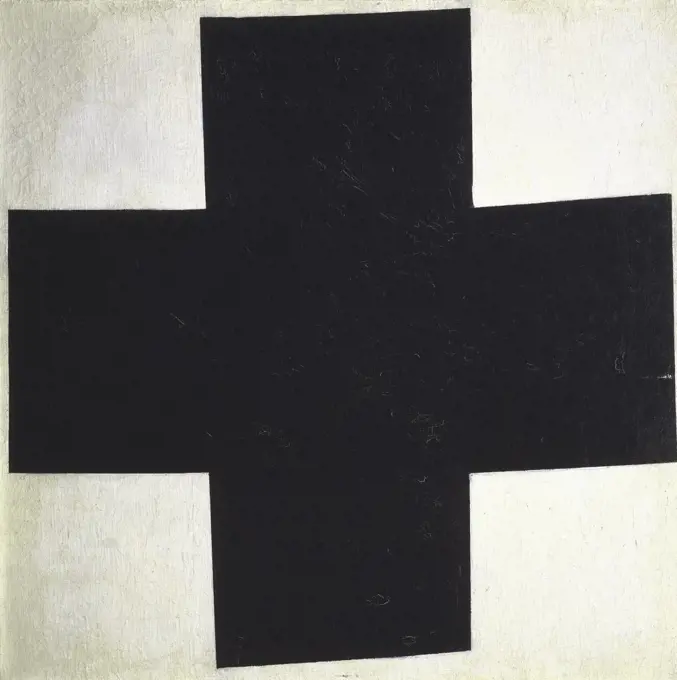 BLACK CROSS Malevic, Kazimir Severinovic 1878 d1935 Russian Musee National d' Art Moderne, Centre Georges Pompidou, Paris 