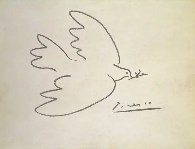 The Dove by Pablo Picasso, 1881-1973