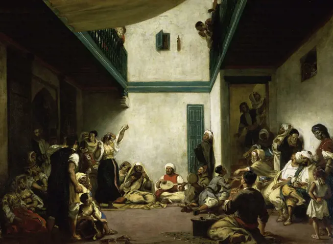 Jewish Wedding in Morocco  1841  Eugene Delacroix (1798-1863/French)  Musee du Louvre, Paris   